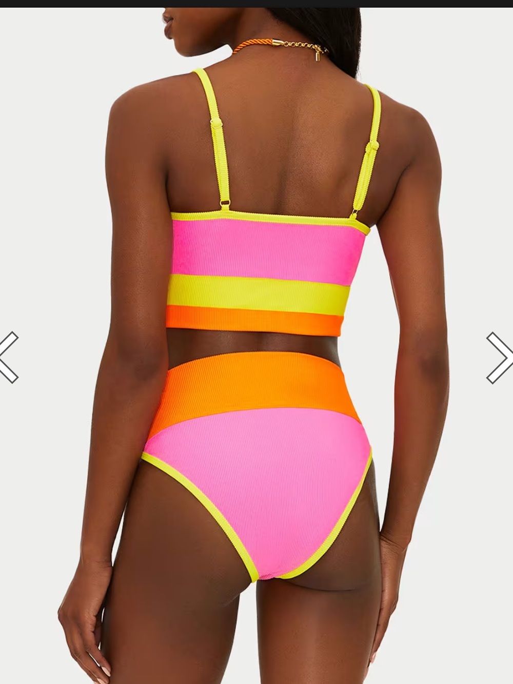 Beach Riot Soleil Colorblock Ribbed Bikini Set - Picture 3 of 16